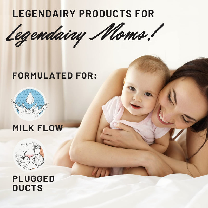 [Australia] - Legendairy Milk Sunflower Lecithin, 1200mg Organic Sunflower Lecithin Supplement for Clogged Milk Ducts, Made in USA, 200 Softgels 