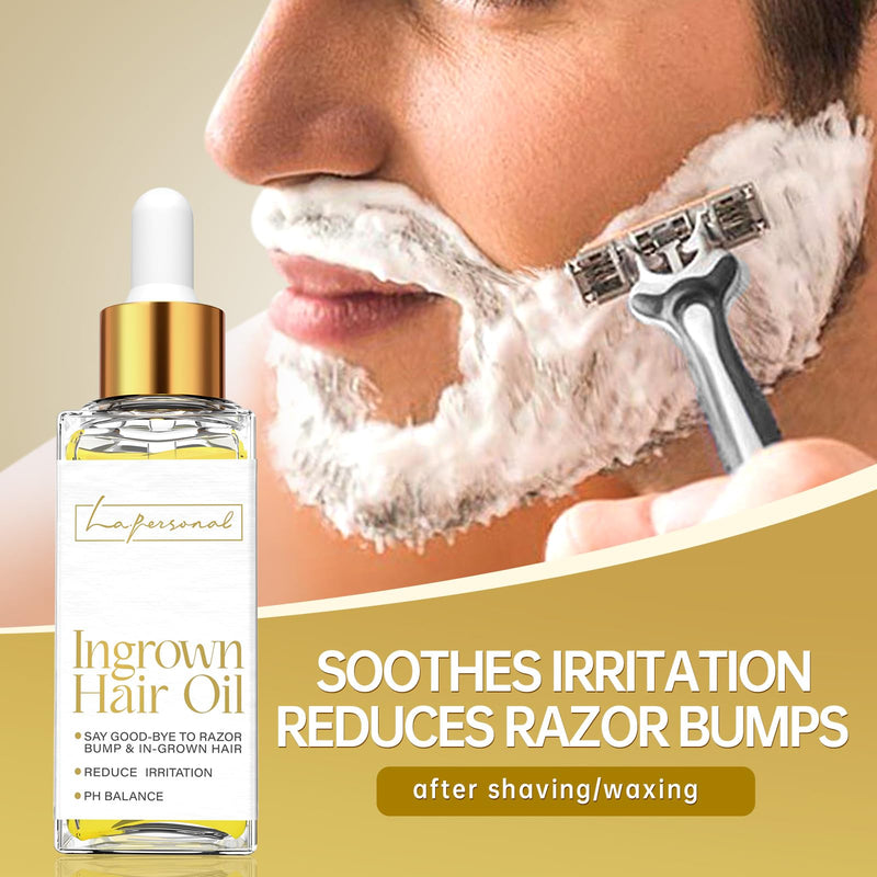 [Australia] - LA.PERSONAL Ingrown Hair Treatment, Razor Bump Treatment for Men and Women, Razor Bump and Burn Remover Ingrown Hair Oil for Bikini Area, Legs and Underarm Area After Shave 40 ML/1.4 FL OZ 