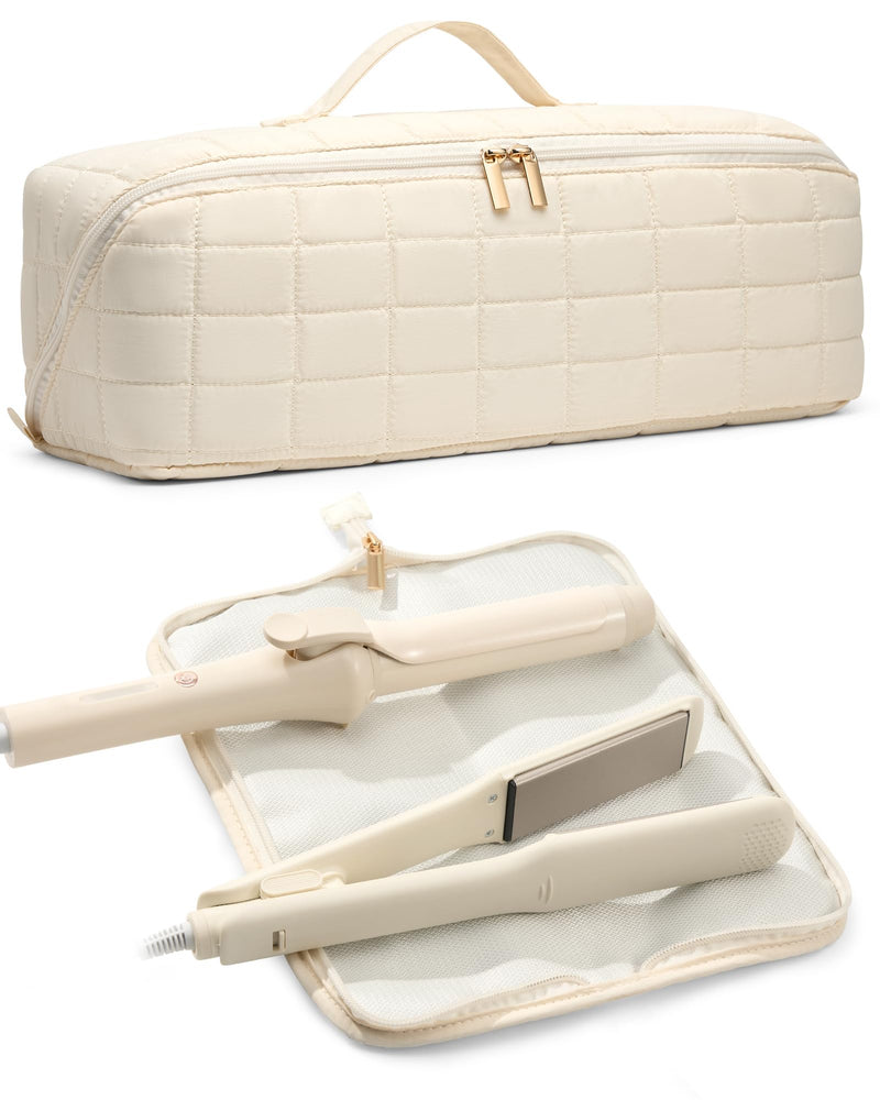 Elviros Hanging Toiletry Bag and Heat Resistant Travel