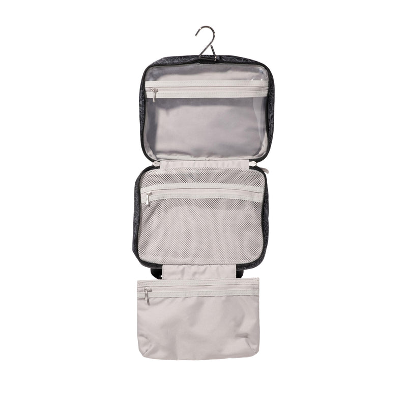 Baggallini Hanging Travel Toiletry Kit One Size Midnight Blossom Print