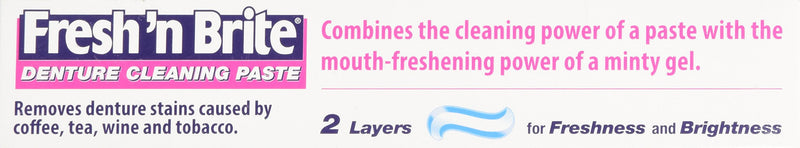 [Australia] - Stim-U-Dent Fresh 'n Brite Denture Cleaning Paste (Pack of 1) 