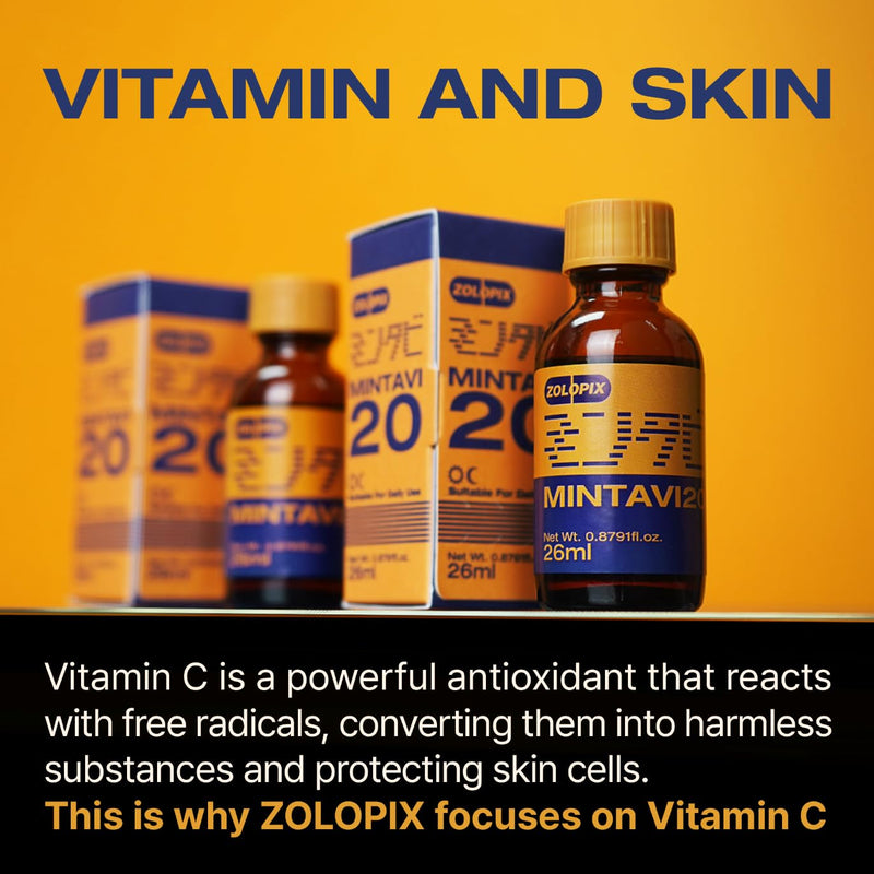 MINTAVI20 20% Vitamin C Serum with Ascorbic Acid, Alpha Arbutin & Tranexamic Acid for Brightening Dark Spots | Korean Skin Care for Radiant, Even-Toned Skin, 26ml / 0.879 fl. oz