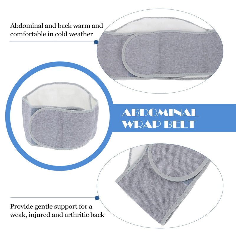 [Australia] - Healifty Kidney Warmer Kidney Protection Back Warmer Heat Belt Elastic Belly Waist Support Size L L (Pack of 1) 