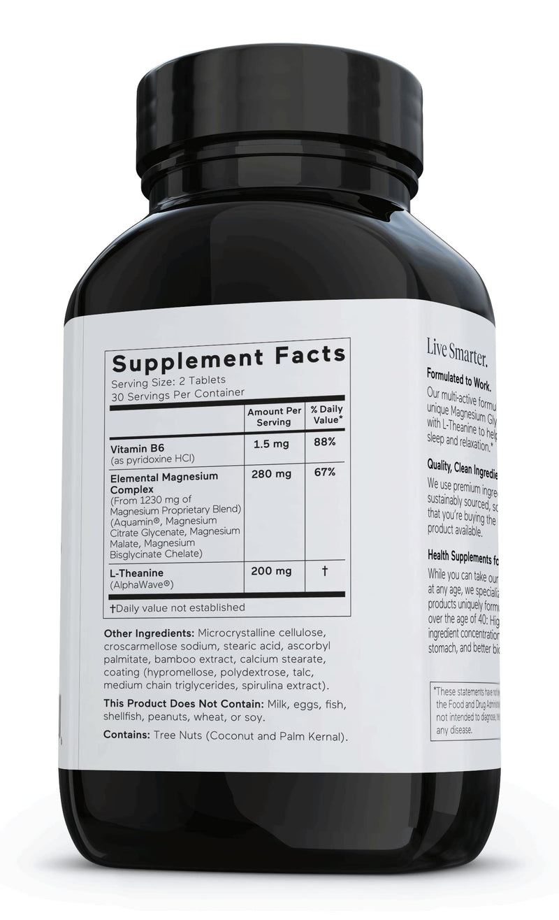Smarter Nutrition Magnesium and Vitamin D3+K2 Bundle - Magnesium Complex with Glycinate, Citrate, Malate, and Bisglycinate and 5,000 IU of Vitamin D with K2 Complex [30-Day Supply]