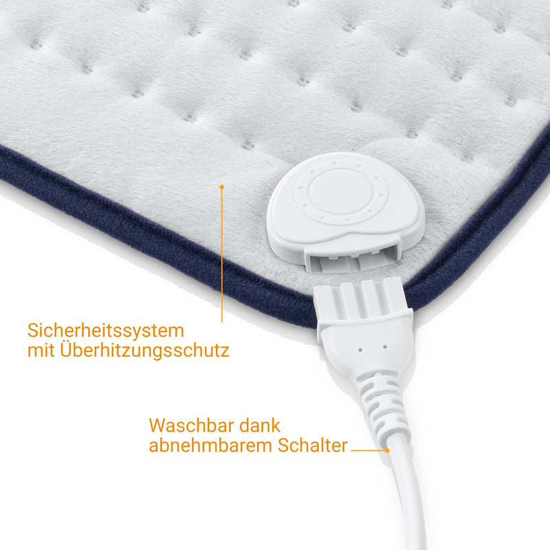 [Australia] - medisana HP 405 heating pad, super fleece, heat pad with 3 temperature levels, overheating protection, automatic switch-off, washable, for back, neck and shoulders 