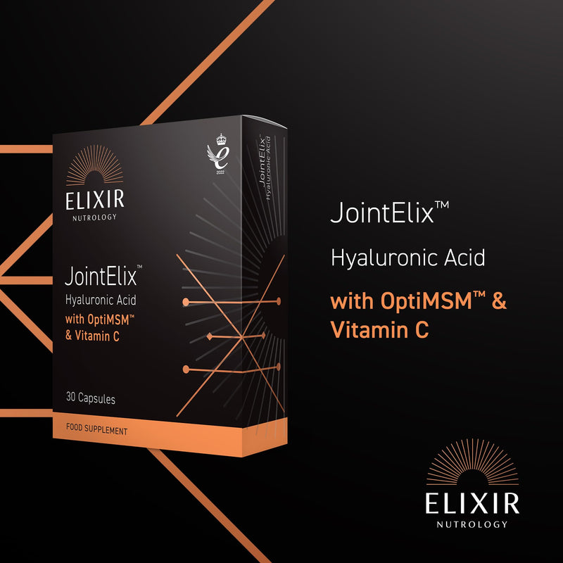 Joint Health Support Capsules | Hyaluronic Acid, Vitamin C & OptiMSM | Supports Normal Collagen Formation for Cartilage | Daily Joint & Mobility Nutrition for Adults | 30 Vegan Capsules | UK Made