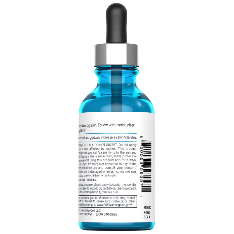 NeoCell Retinol Serum for Face | 2 fl oz | Targeted Skin Serum Formula | Advanced Care | with Vitamin E and A | for Women and Men
