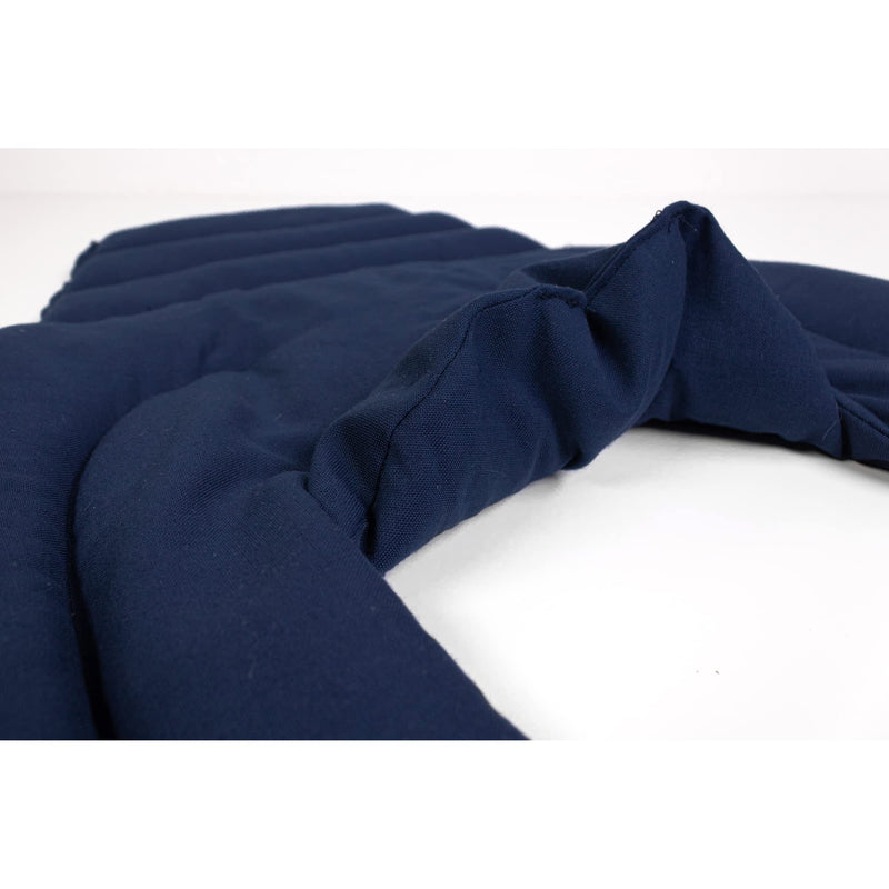 [Australia] - Cervical neck pillow - neck + shoulders + back - dark blue - linseed pillow - neck pillow heat pillow - easy to use cold and as a heat neck pillow linseed 