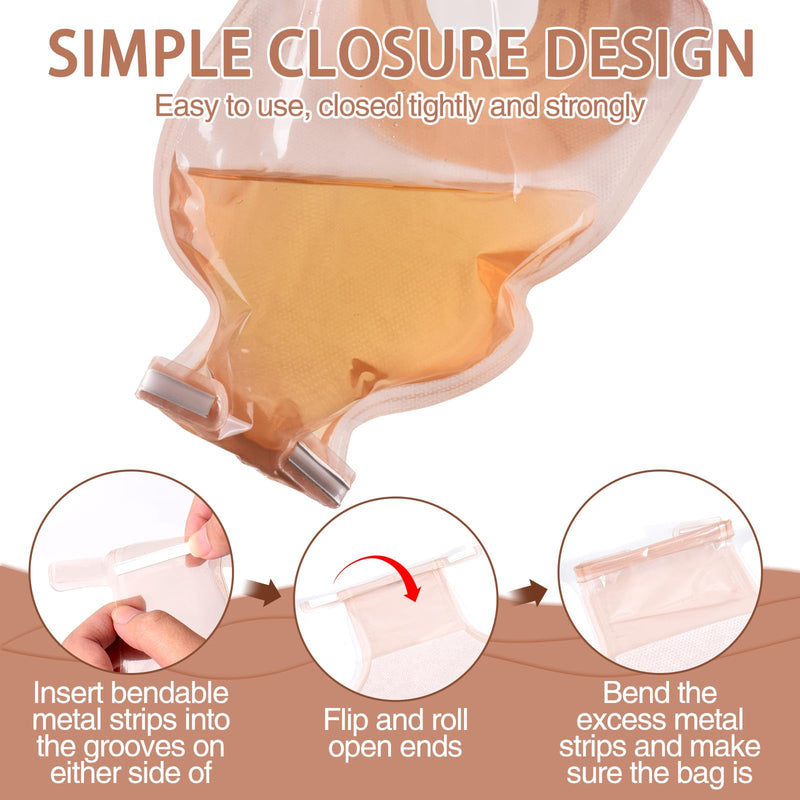 [Australia] - Eyourlife 20 PCS Colostomy Bags, Ostomy Bag Colostomy Supplies, One Piece Drainable Pouches with Clamp Closure for Ileostomy Stoma Care, Hydrocolloid & Non-Woven Border, Cut-to-Fit 15-65MM 20 Count (Pack of 1) 