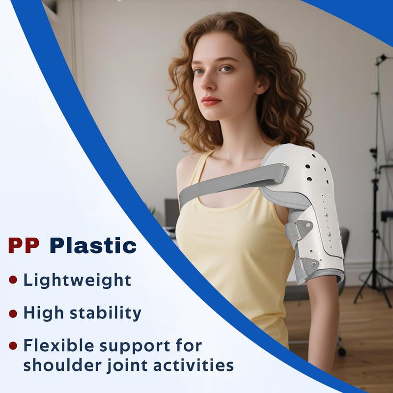 TARSHYRY Medium Humeral Shaft Fracture Splint, Lightweight and Breathable, Upper Arm Brace, Left/Right Arm,Bone Humerus Fracture for Men and Women (Right Shoulder) Right Shoulder