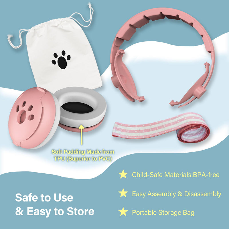 [Australia] - 2-in-1 Baby Ear Muffs for Hearing Protection, Noise Cancelling Earmuffs for Babies and Toddlers up to 48 Months Pink 