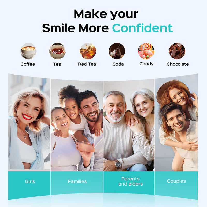 [Australia] - COSLUS Water Flosser Pick with 30pcs Whitening Mint Flavor Refill Combo for Teeth, Braces, Gums Care - Easy to Use, Portable for Coffee Lovers & Travel, Rechargeable, BPA-Free, Black, W40(F5020E) 