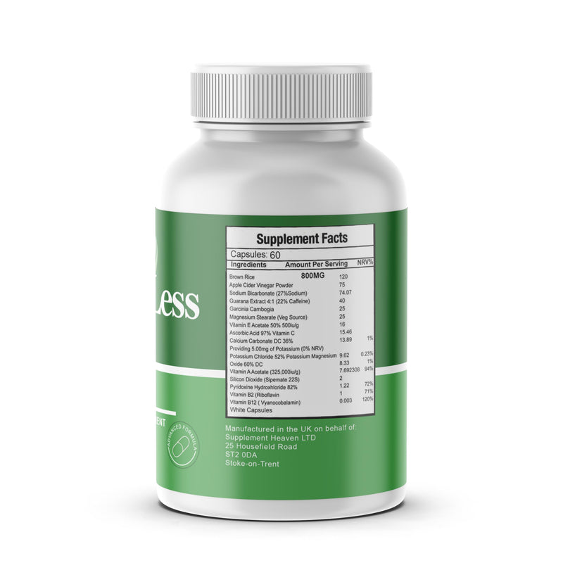 LipoLess Metabolism Support Supplement – Advanced Formula to Support Metabolic Function – Daily Wellness & Energy Support – Dietary Supplement – 60 Capsules