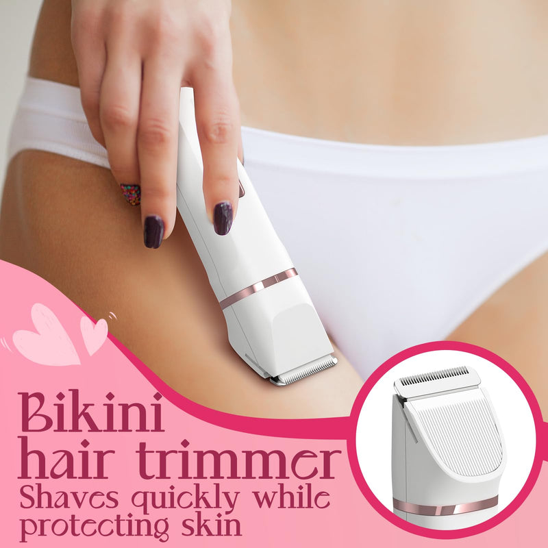 [Australia] - Pubic Hair Trimmer for Women White 