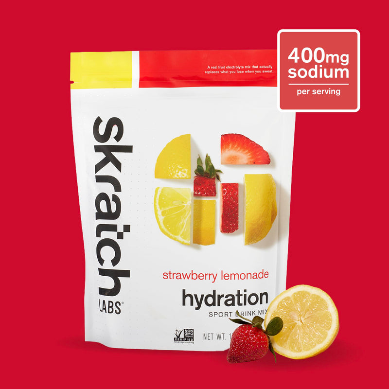 [Australia] - Skratch Labs Hydration Powder | Sport Drink Mix | Electrolytes Powder for Exercise, Endurance, and Performance | Strawberry Lemonade | 20 Servings | Non-GMO, Vegan, Kosher 20 Servings (Pack of 1) 