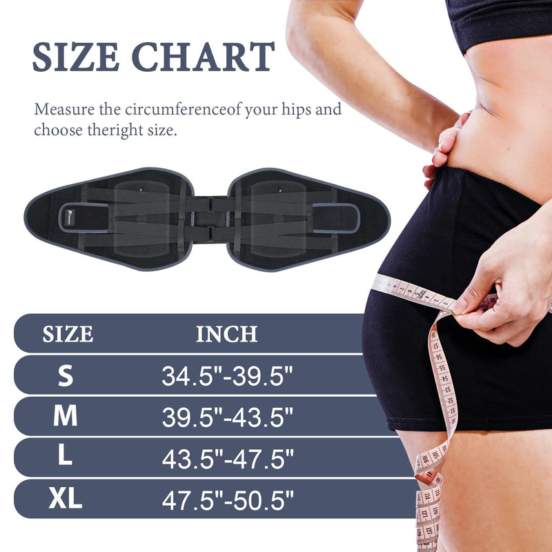Inflatable Pelvic Support Belt for Women and Men, Adjustable Pressure SI Joint Brace for Postpartum Recovery, Pelvic Tilt Correction, Hip & Pubic Symphysis Pain Relief (S) Small