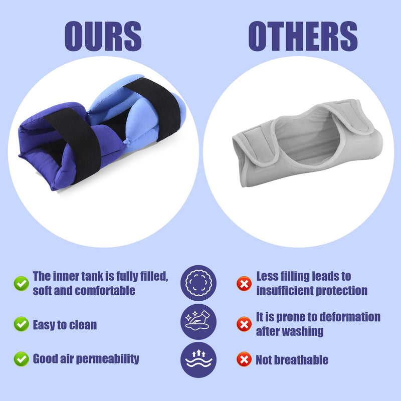 ROYALAY Elbow Protectors for Elderly with 2 Ice Packs, Elbow Pads for Bedridden Patient, Pressure Sore Pad Post-Surgery Care
