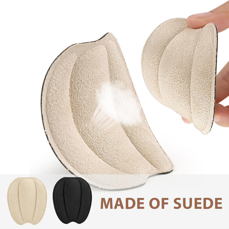 [Australia] - Goiern 4 pieces heel pads tongue pads for shoes that are too big, size reduction, non-slip tongue pad insert for loose shoes men and women 