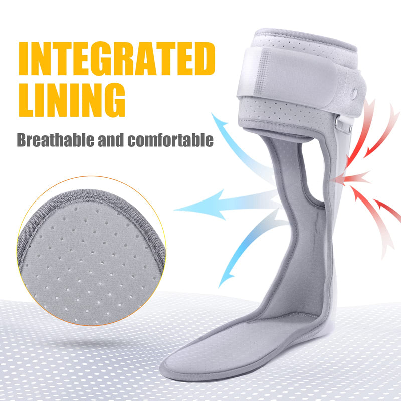 AFO Foot Drop Brace Ankle Foot Orthosis Medical Afo Walking with Shoes for Stroke Hemiplegia (Medium-Right) Medium-Right