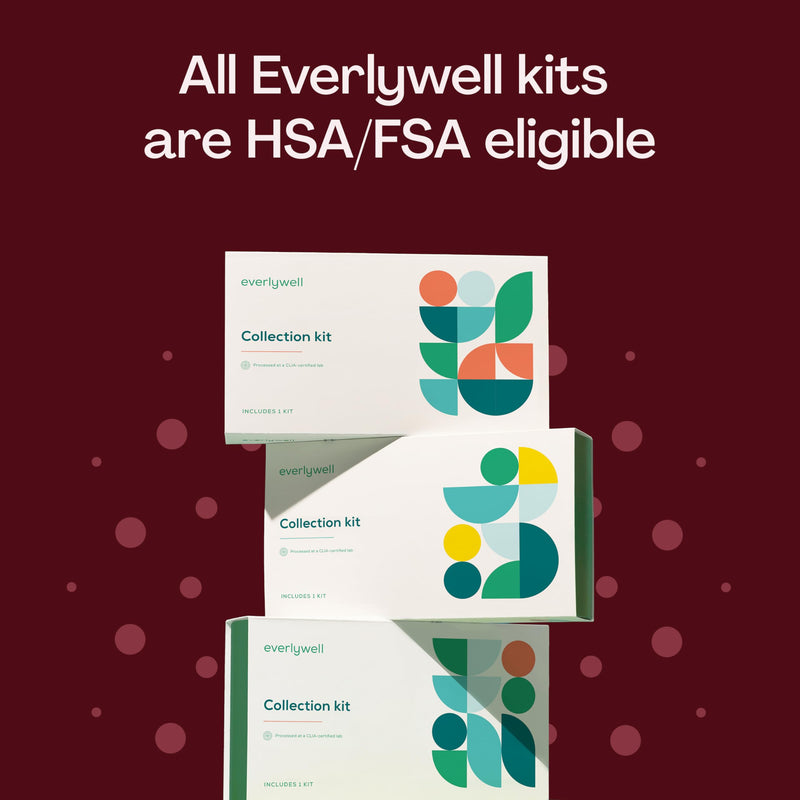 Everlywell At-Home HbA1c Lab Test for Women and Men, Measures Hemoglobin A1c for Accurate Results from CLIA-Certified Labs Within Days, for Ages 18 Plus