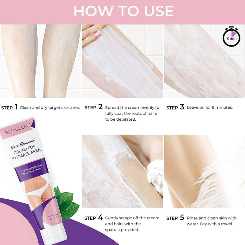 [Australia] - Hair Removal Cream for Women and Men : Sensitive Depilatory Cream for Bikini, Private Areas, Pubic, Body, Legs, and Underarms 3.8 Ounce (Pack of 1) 