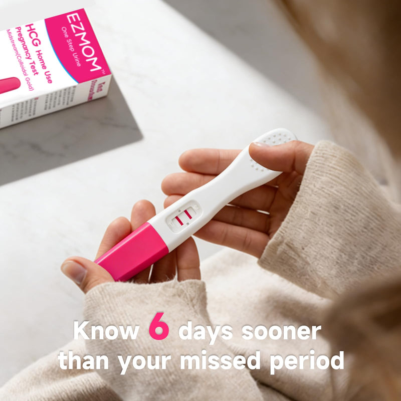 Early Detection Pregnancy Tests, 5 Count HCG Tests for Home Use, Midstream Early Detection Test, Accurate Fast Results Testing Kit