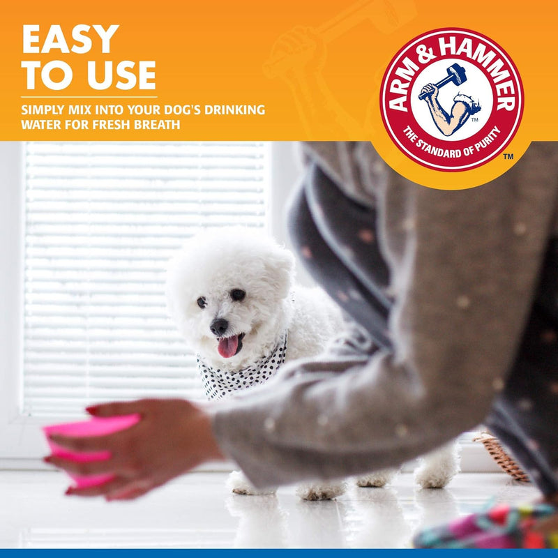 [Australia] - Arm & Hammer for Pets Dental Water Additive for Dogs, Tartar Control | Dog Dental Care Reduces Plaque & Tartar Buildup Without Brushing | Odorless and Flavorless, 16 Fl Ounces - 2 Pack 16 Fl Oz (Pack of 2) 