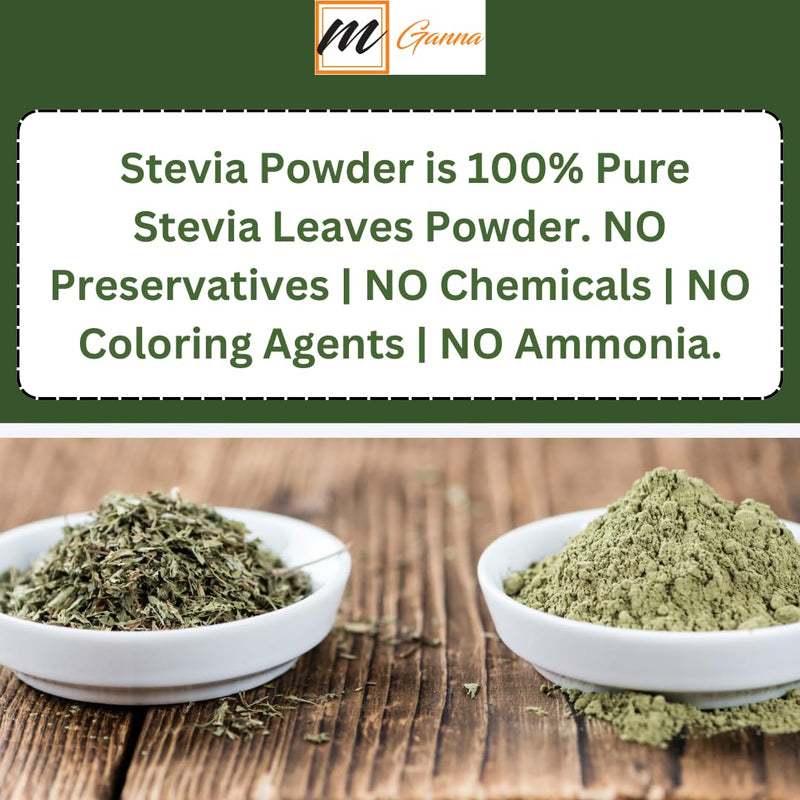 [Australia] - 100% Natural Stevia Leaf Powder - Natural Sweetener 227 gms / 0.5 lbs 