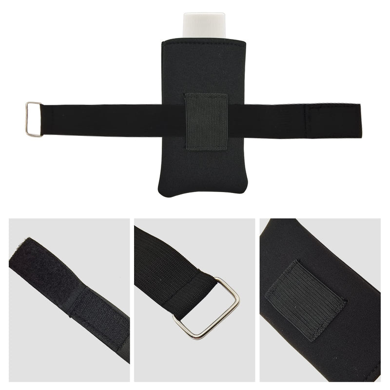 14Pcs Urine Test Complete Kit Include Portable Empty Bottles 10 Adhesive Temperature Test Strip Hidden Leg Strap Oxford Pouch Urine Test Bottles Temperature Urine Strip Sticker for Testing Traveling