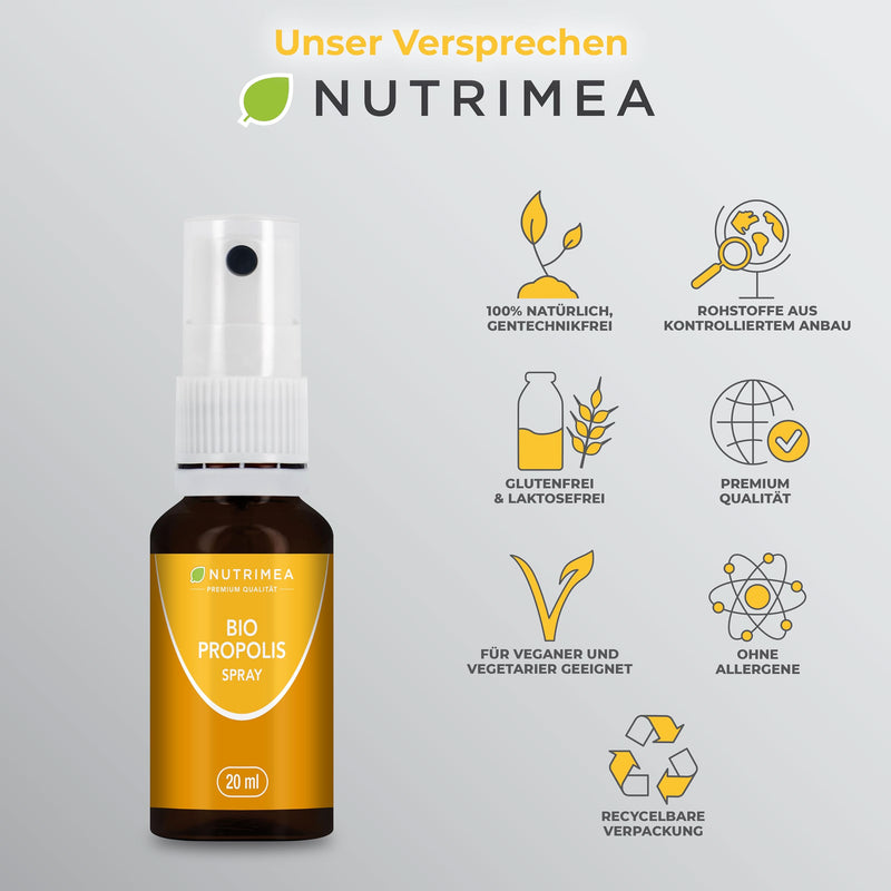 [Australia] - Propolis Spray Pure BIO - Neck and throat spray - For sore throats NUTRIMEA 