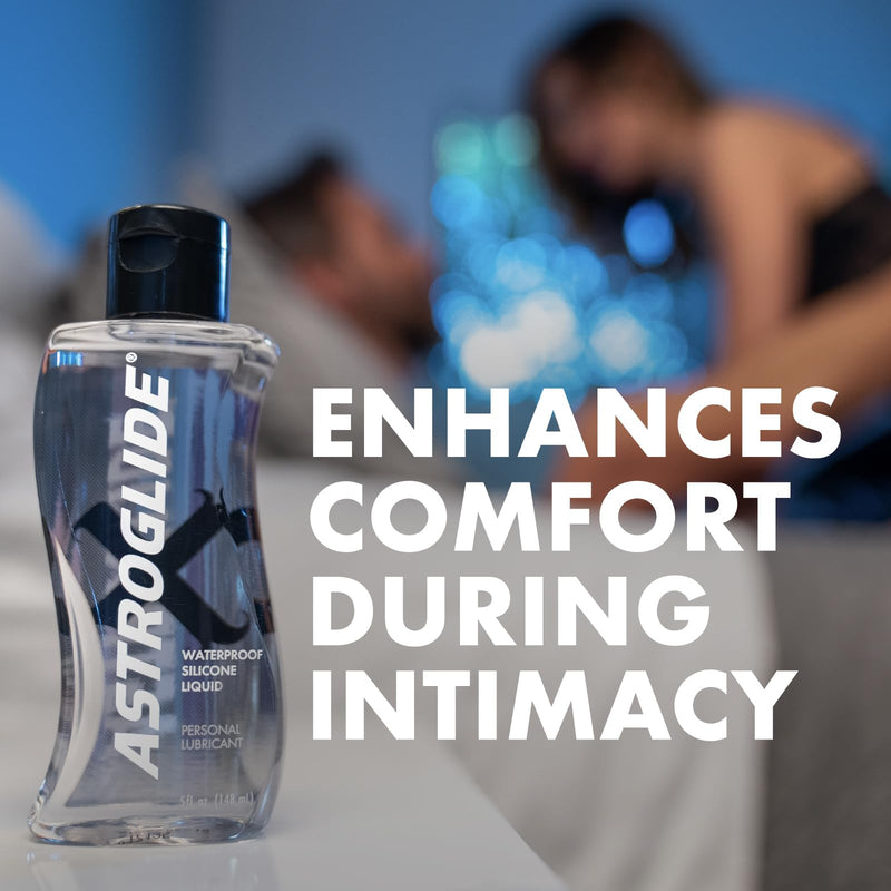 [Australia] - Astroglide Silicone Lube (5oz), X Premium Personal Lubricant, Extra Long-Lasting Silky Lube, Waterproof Unscented 5 Ounce (Pack of 1) 