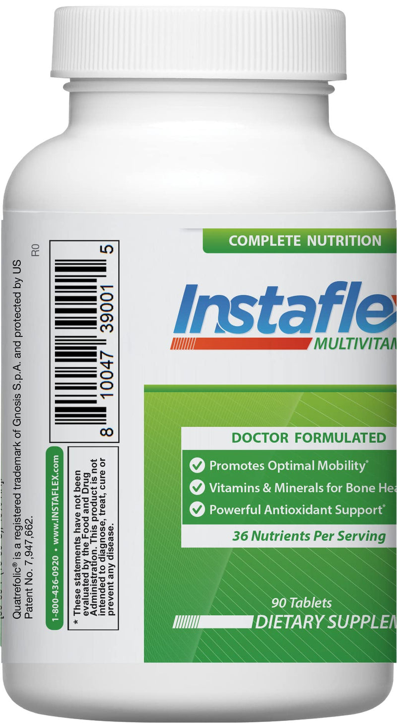 Instaflex Multivitamin Joint Support Supplement, Complete Nutrition - 90ct | Bone and Mobility Support, Heart Health, Antioxidant Support, Healthy Aging