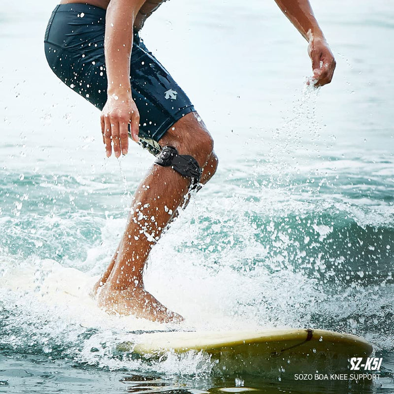 SOZO Boa Micro Adjustable Knee Brace/Support/Bandage for Knee Injury, Pain, Meniscus Tear, ACL and Arthritis. Knee Support Brace with Patella Gel Pad (Large) Large