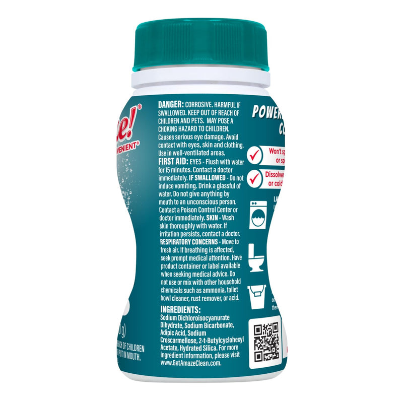 [Australia] - AMAZE Ultra Concentrated Bleach Tablets [32 tablets] - Meadow Scent - for Laundry, Toilet, and Multipurpose Home Cleaning. No Splash Liquid Bleach Alternative 