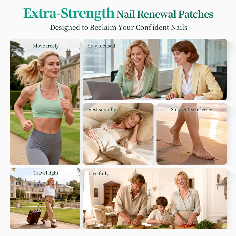 APUREE Fungal Nail Patches Extra Strength: 1% Tolnaftate Nail Repair 64PCS | FSA-HSA Eligible With NDC 84167-332-23, Trim To Fit, Breathable, Restores Discolored Yellow Thick Nails, With Precision File