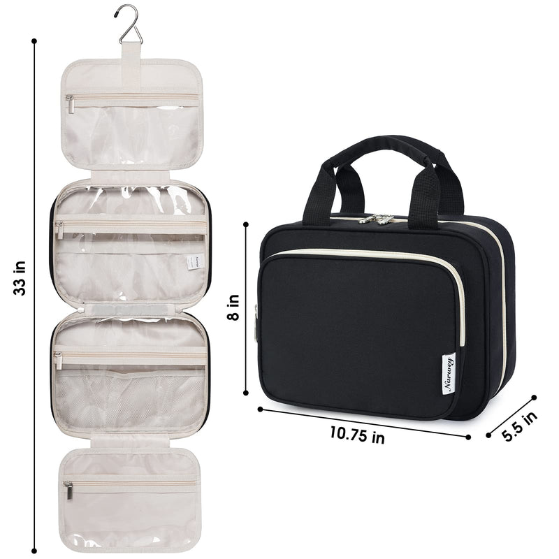 Narwey Hanging Toiletry Bag With Large Makeup Bag