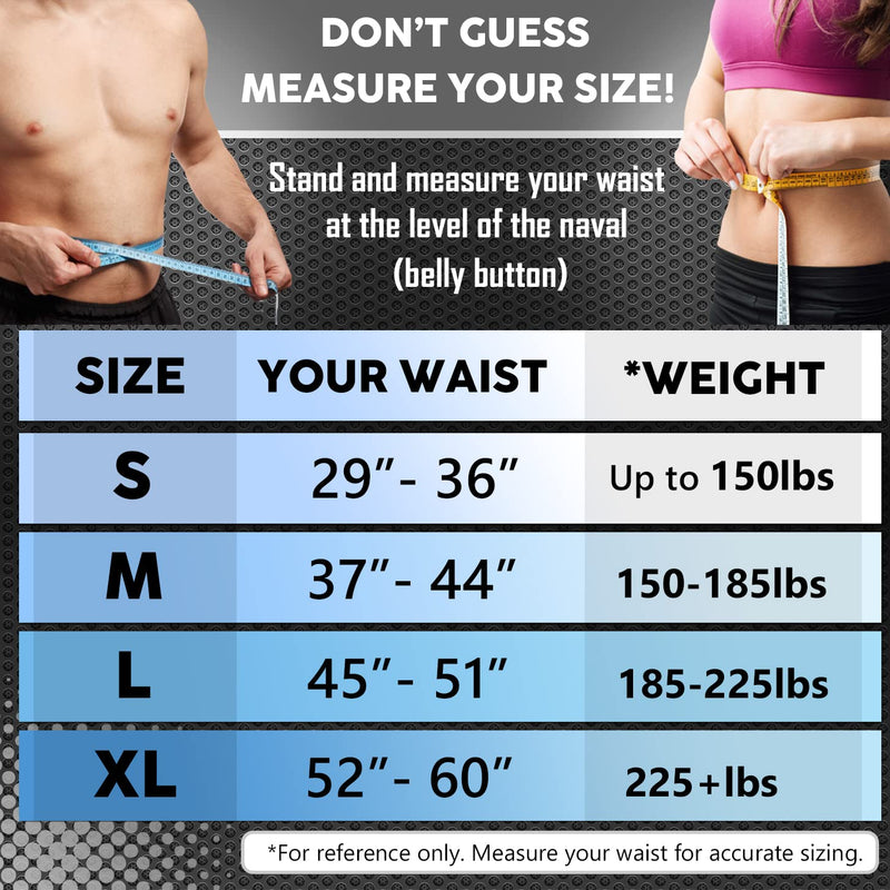 [Australia] - BLITZU Back Brace for women and men. Lower back pain relief products for Herniated Disc, Sciatica, Scoliosis, Heavy lifting and more! Breathable Back Support Waist Belt with Lumbar Pad. Size Large Black 
