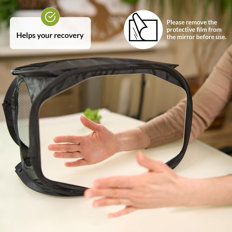 [Australia] - Mirror Therapy Box for Stroke Rehabilitation | Mirror Box Therapy for Stroke Recovery | Hand Recovery Aid | Hand Rehabilitation Equipment | for PLP, CRPS, Peripheral Nerve Injuries & More 