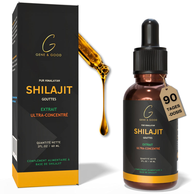 [Australia] - Gene & Good® Shilajit Drops 60 ML, The Original with 85+ Minerals - Shilajit Mumijo, Gold & Natural Elements - Premium Supplement for Energy and Vitality, Shilajit Original Himalaya Organic. 60 ml (pack of 1) 