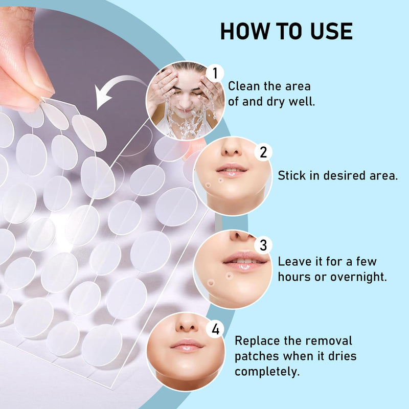 [Australia] - WABRINY Wart Remover Patches, Fast & Easy Operate Hydrocolloid Gel Waterproof Invisible Sticker, Skin Care Removal Patches for Home Daily Use-8KZ 1 Box 