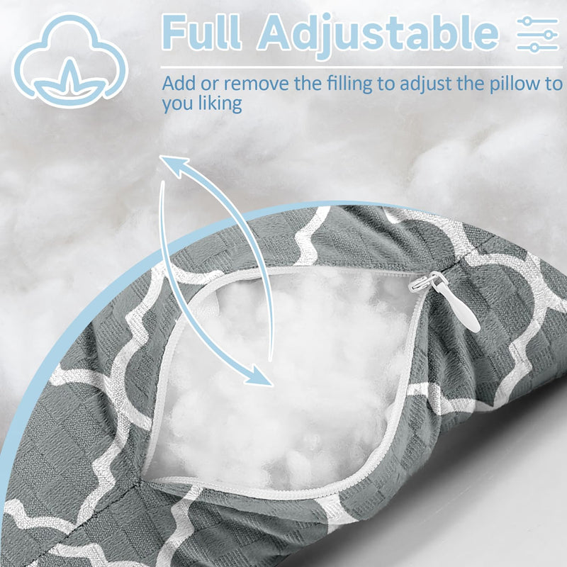 [Australia] - Ear Piercing Pillow with an Hole for Relief Ear Pain Side Sleepers,Cotton and Polyester Hole Pillow,Washable Ear Guard Pillow Ear Piercing Pillow-3 