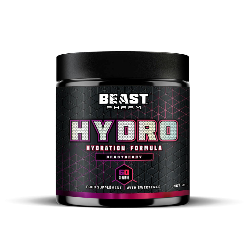 Beast Hydro Electrolytes Powder 60 Servings Keto Electrolyte Drinks for Hydration - Sugar Free with Potassium, Magnesium & More - 360g Beastberry