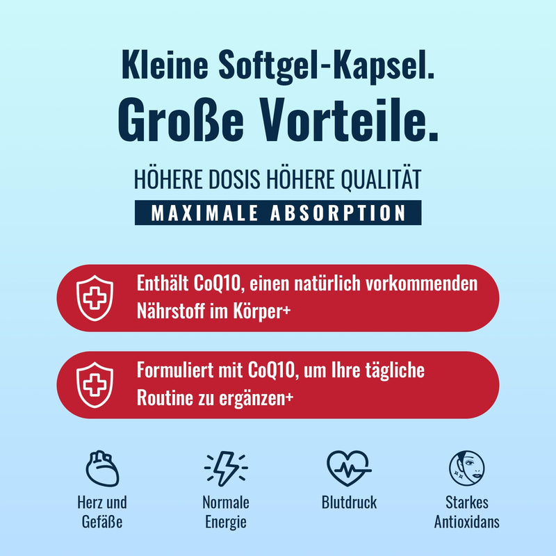 [Australia] - Ubiquinol CoQ10 600 mg Soft Gel Capsules with Shilajit Extract 300 mg, Omega-3 150 mg, PQQ 20 mg - Dual Delivery System - Improved Absorption (60 Pieces, Pack of 1) 60 Pieces (Pack of 1) 