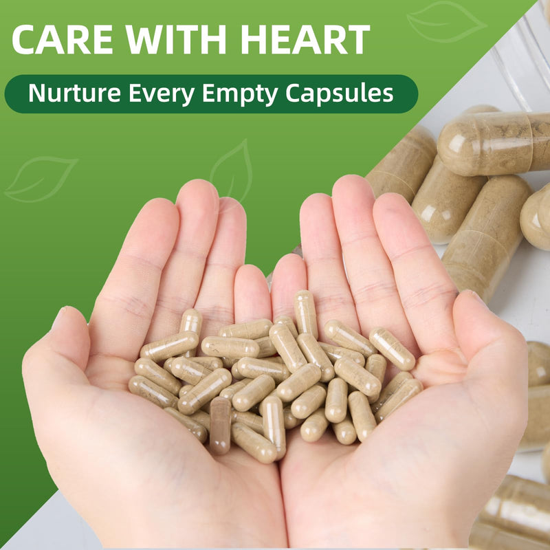Size 000 Gelatin Empty Capsules - 100 Count Clear Empty Pill Capsules, Fillable Empty Gel Capsule for Homemade Vitamins & Powders, Easy for DIY Supplements