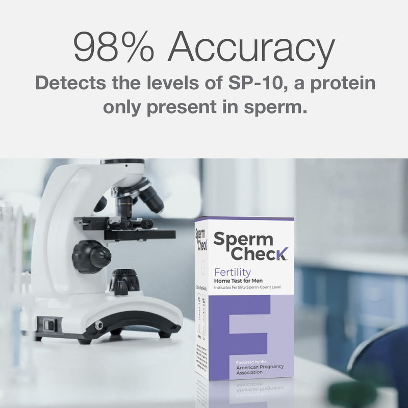 [Australia] - SpermCheck Fertility Sperm Count Test for Men, at Home Sperm Test, Easy to Read Results, Over 98% Accurate 