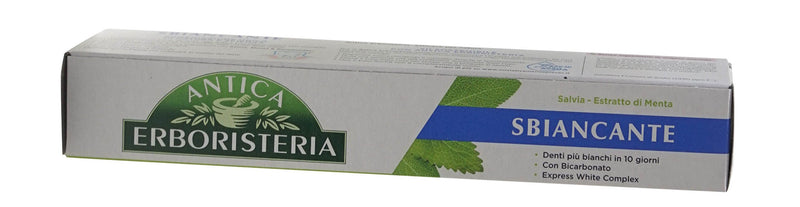 [Australia] - Antica Erboristeria: "Sbiancante" Whitening Toothpaste - 2.5 Fluid Ounces (75ml) Tubes (Pack of 2) [ Italian Import ] 