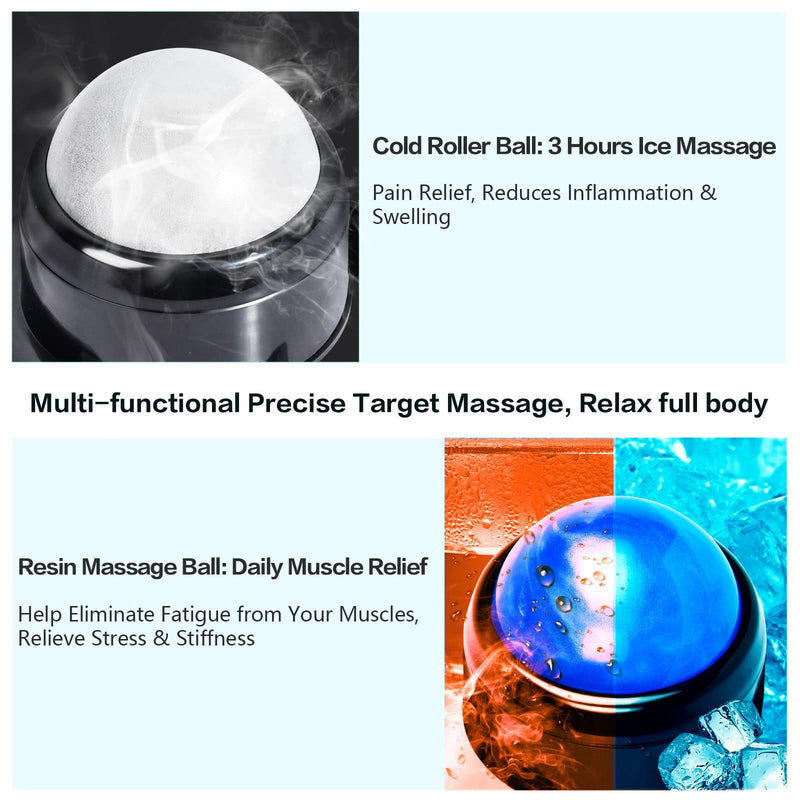 [Australia] - Mountable Massage Ball, 3 in 1 Muscle Recovery Massager, for Pain Relief, Myofascial Release, Knots, and Deep Tissue, Trigger Point Massage Therapy, Ideal Gifts for Loved Ones 1 - Pack - Mountable Ball Kit 