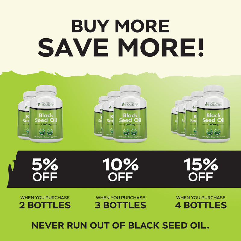 [Australia] - Black Seed Oil Capsules 1400mg, 180 Softgels, 3 Month Supply - Cold Pressed Nigella Sativa, Rich in Omega 6, 9 & TQ, Black Cumin Seed Oil, Immune Support, Joints and Digestion 