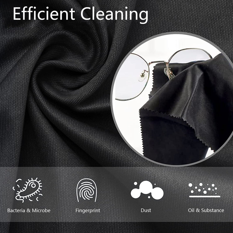 [Australia] - Extra Large Microfiber Cleaning Cloths(12"x 12") for Eyeglasses,Sensitive Optics, Electronic Screens, Cell Phones,Lens,Glasses, Camera Lenses| Eyeglass Cleaner Cloths Wipes for All Delicate Surface 