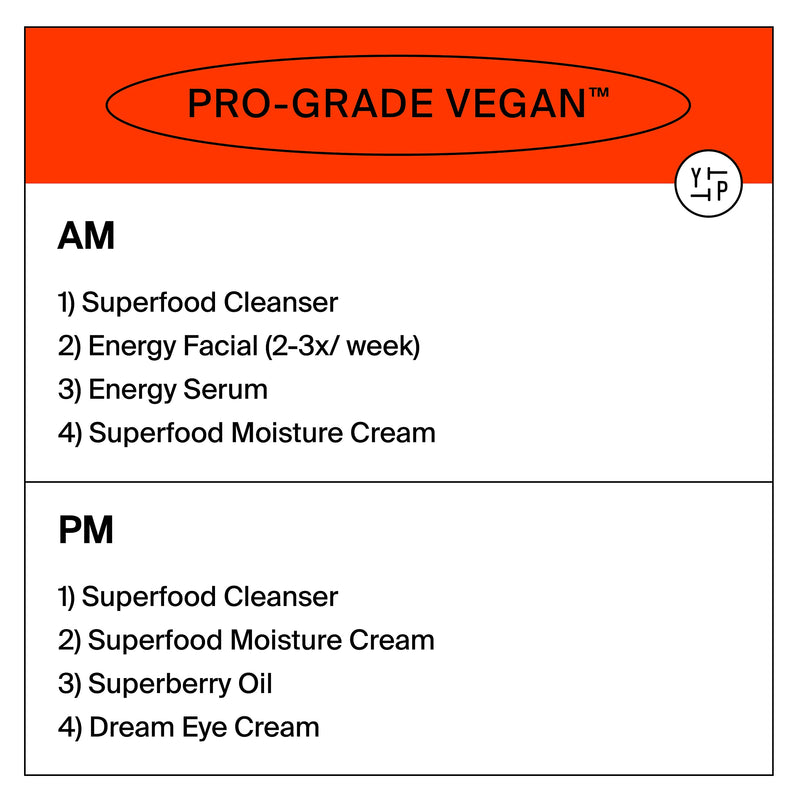 [Australia] - Youth To The People The Youth System - 6 Piece Set with Superfood Cleanser, Face Oil, Moisturizer, Vitamin C Serum, Eye Cream, Energy Facial - Vegan Skincare Kit 
